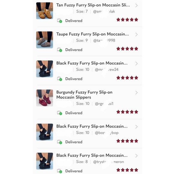 Black Fuzzy Furry Slip-on Moccasin Slippers - Picture 10 of 12